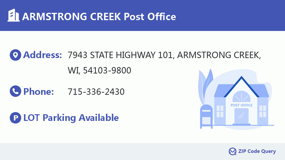 Post Office:ARMSTRONG CREEK