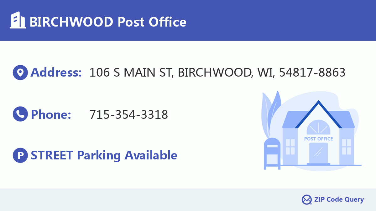 Post Office:BIRCHWOOD