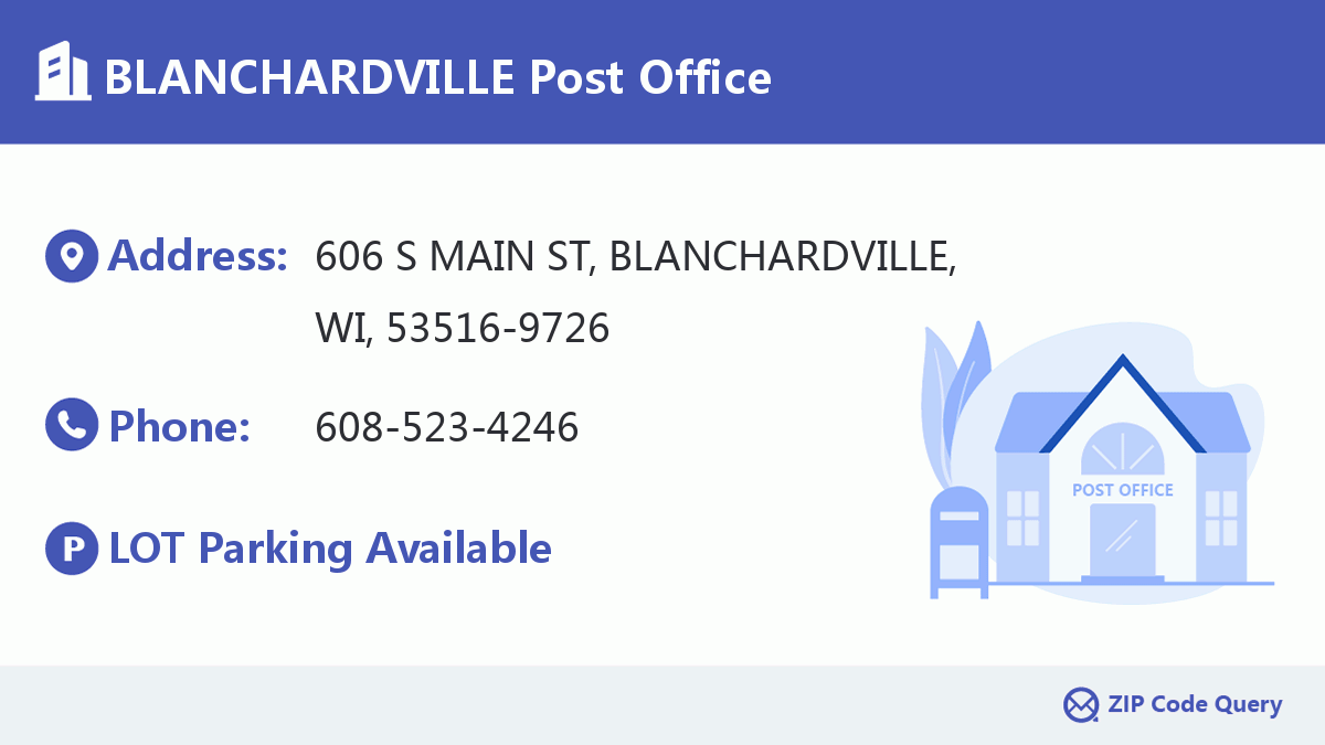 Post Office:BLANCHARDVILLE