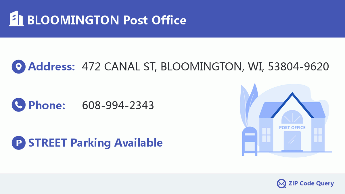 Post Office:BLOOMINGTON