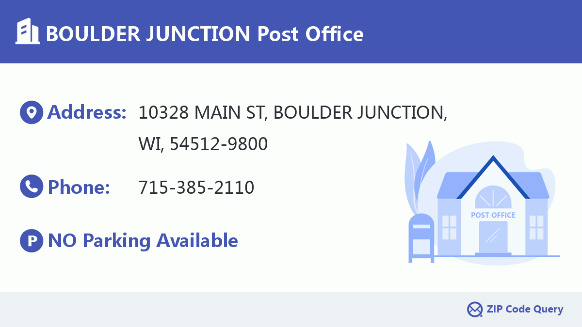 Post Office:BOULDER JUNCTION