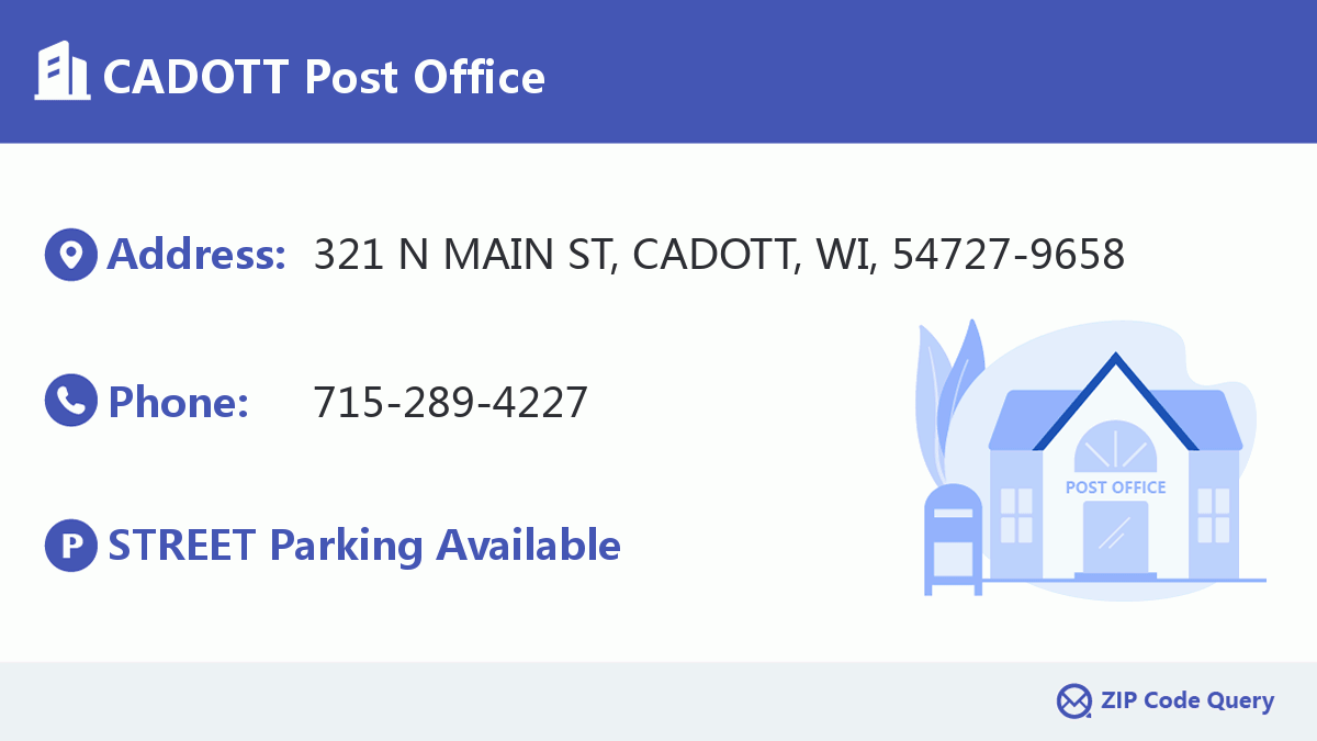 Post Office:CADOTT