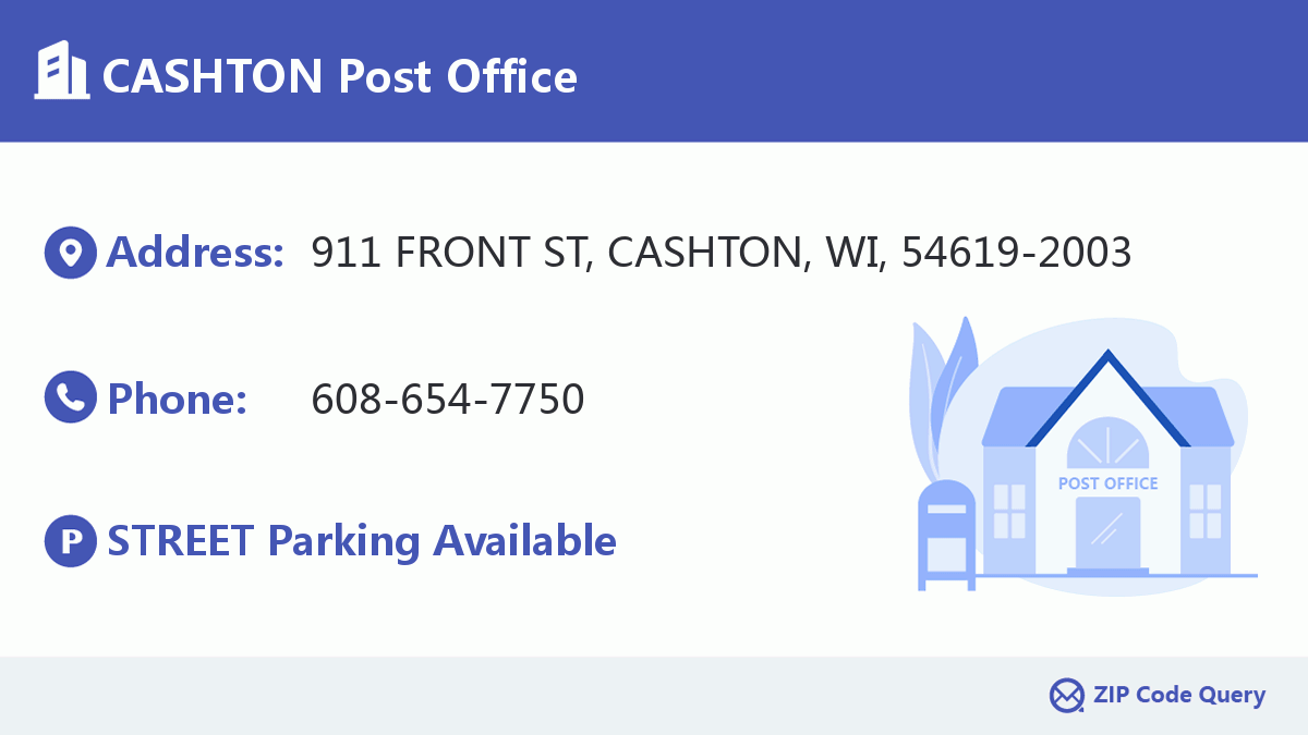 Post Office:CASHTON