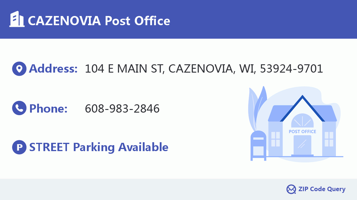 Post Office:CAZENOVIA