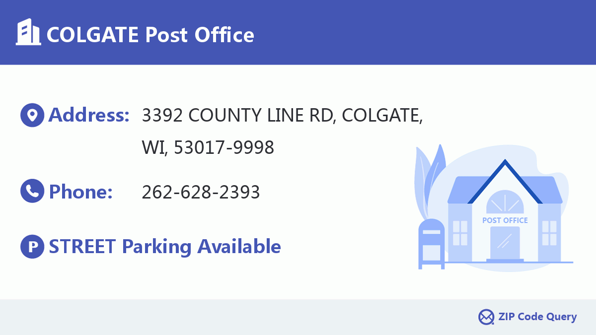 Post Office:COLGATE