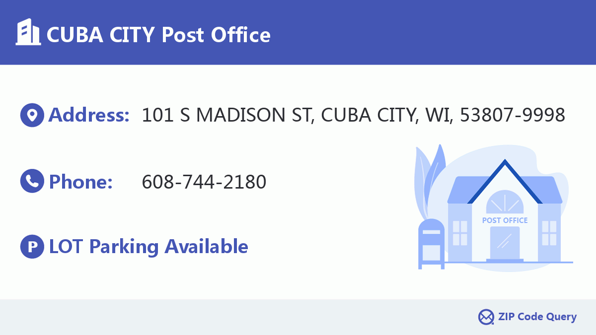 Post Office:CUBA CITY