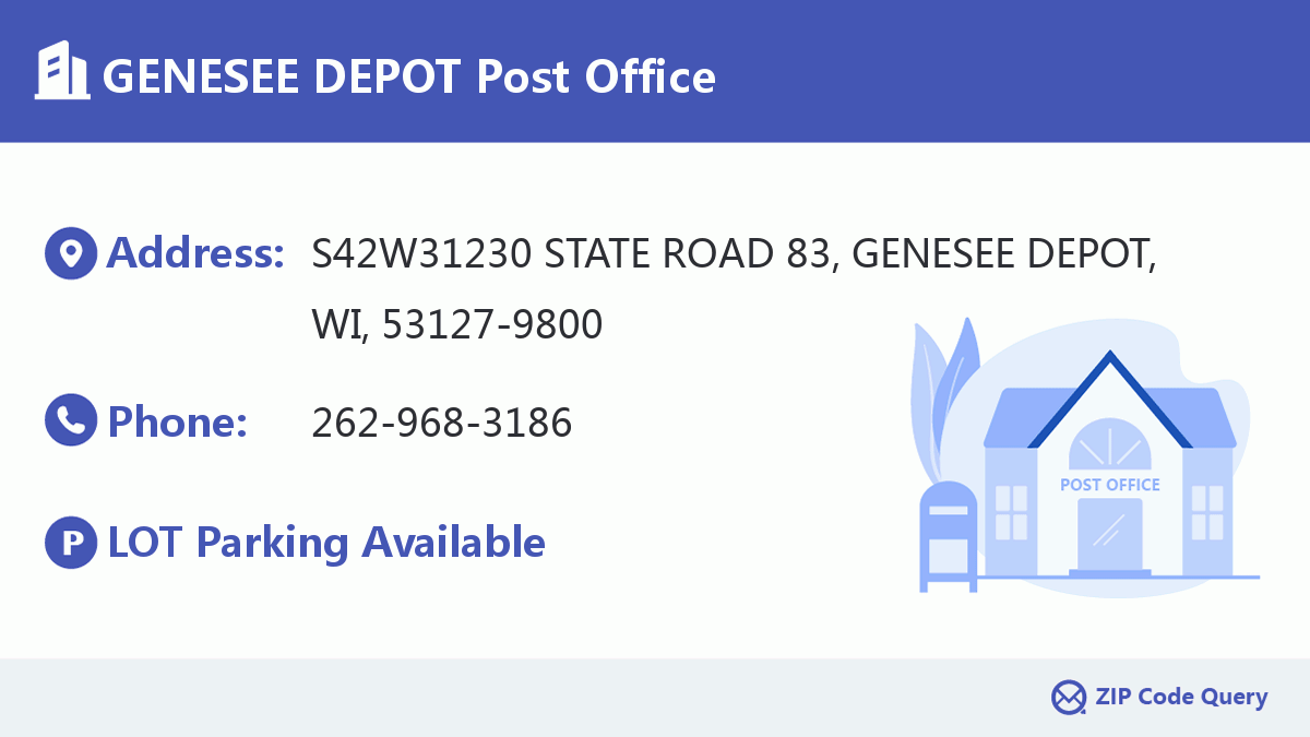 Post Office:GENESEE DEPOT
