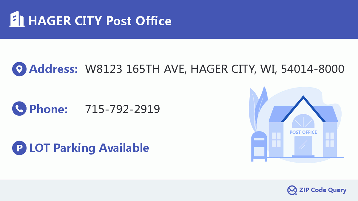 Post Office:HAGER CITY