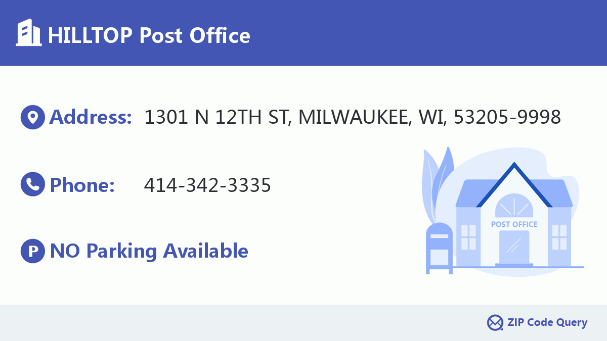 Post Office:HILLTOP