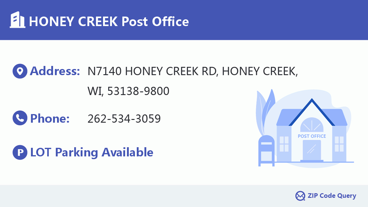 Post Office:HONEY CREEK