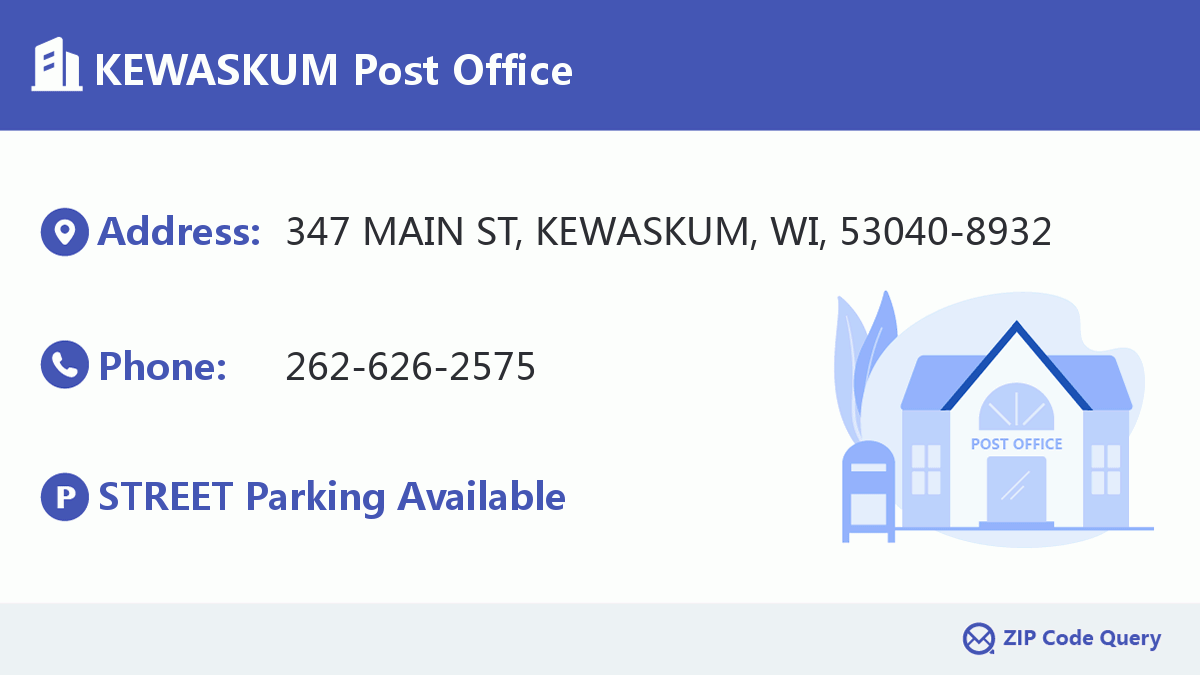 Post Office:KEWASKUM