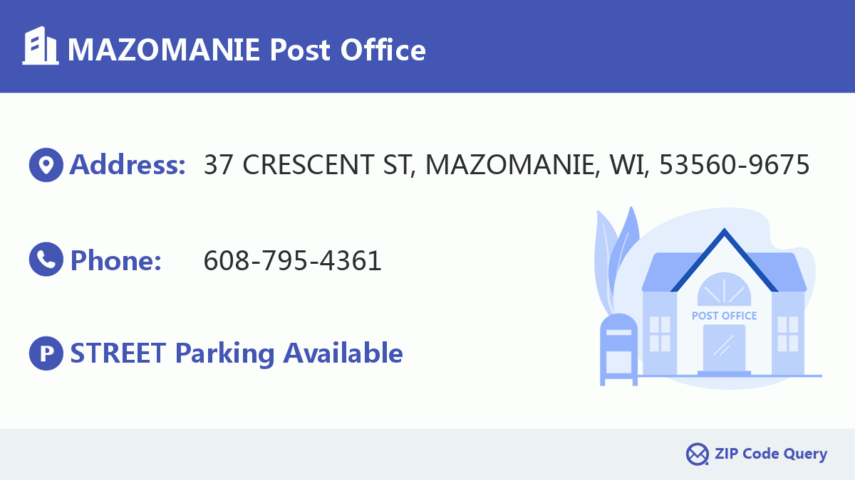 Post Office:MAZOMANIE