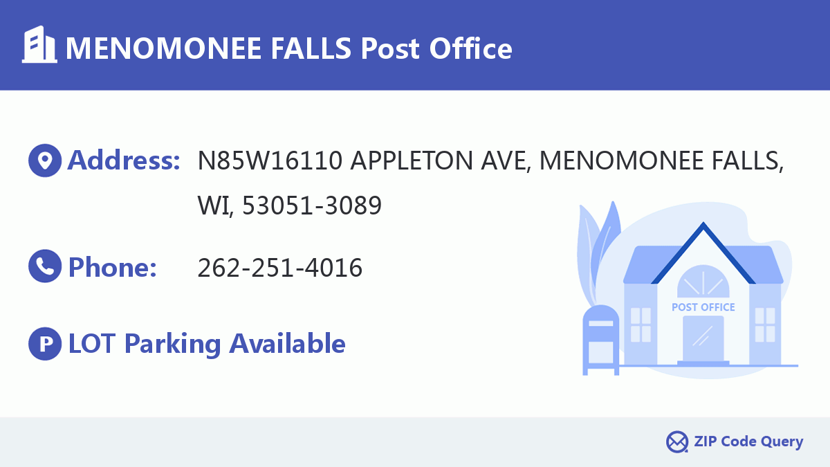 Post Office:MENOMONEE FALLS