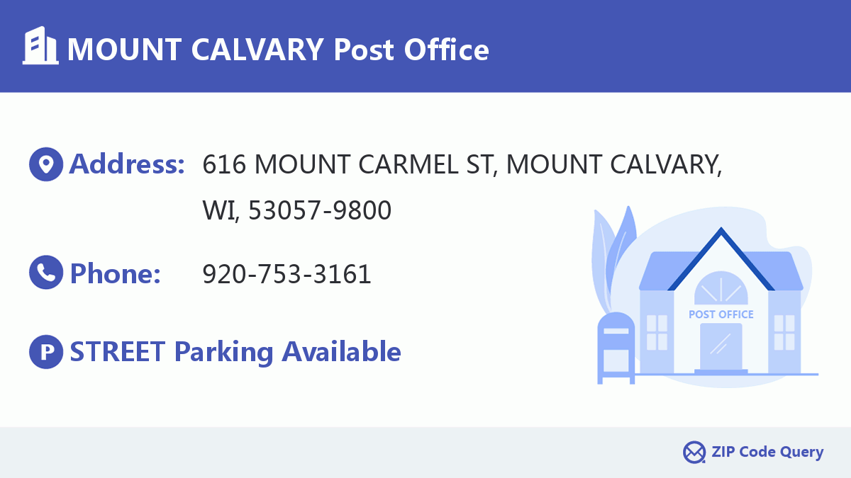 Post Office:MOUNT CALVARY