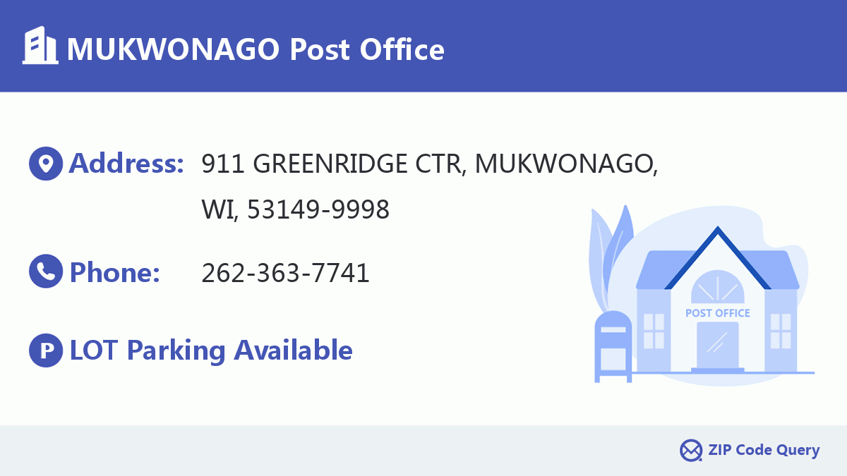 Post Office:MUKWONAGO