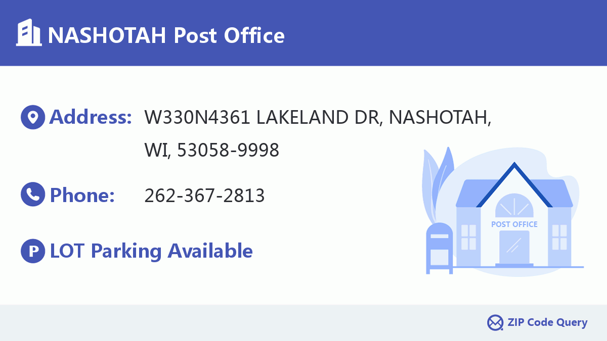 Post Office:NASHOTAH