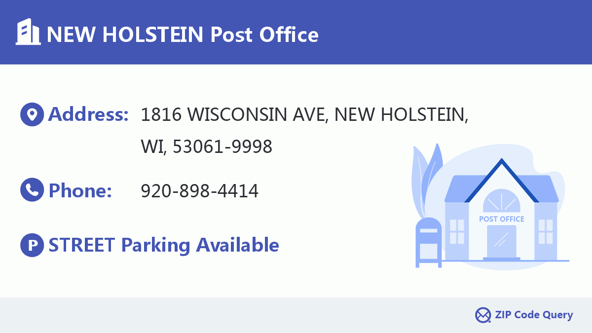 Post Office:NEW HOLSTEIN