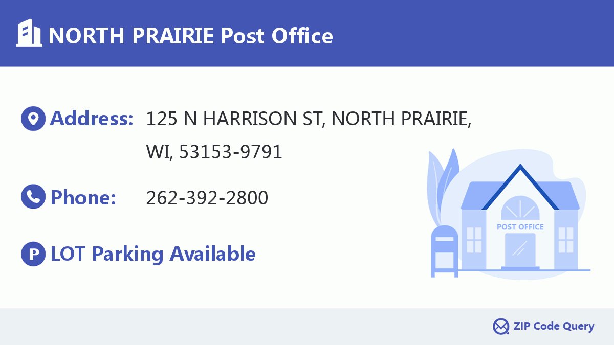 Post Office:NORTH PRAIRIE