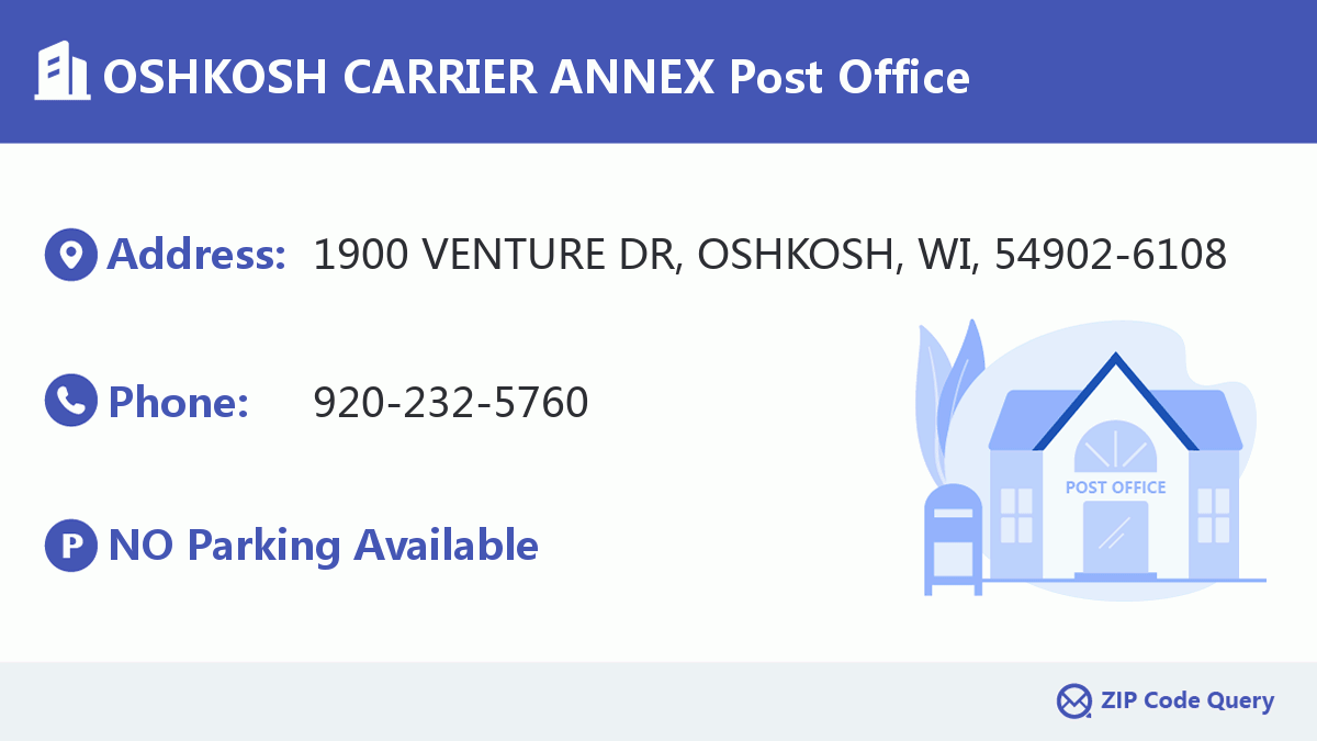 Post Office:OSHKOSH CARRIER ANNEX