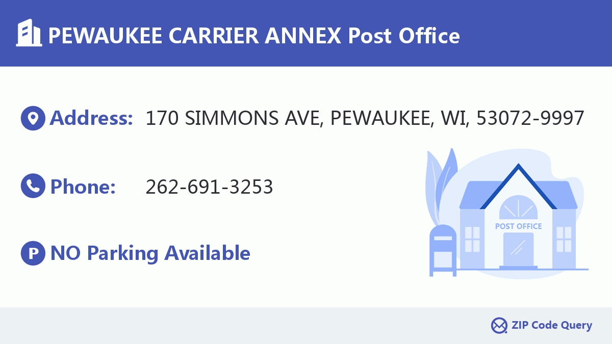 Post Office:PEWAUKEE CARRIER ANNEX