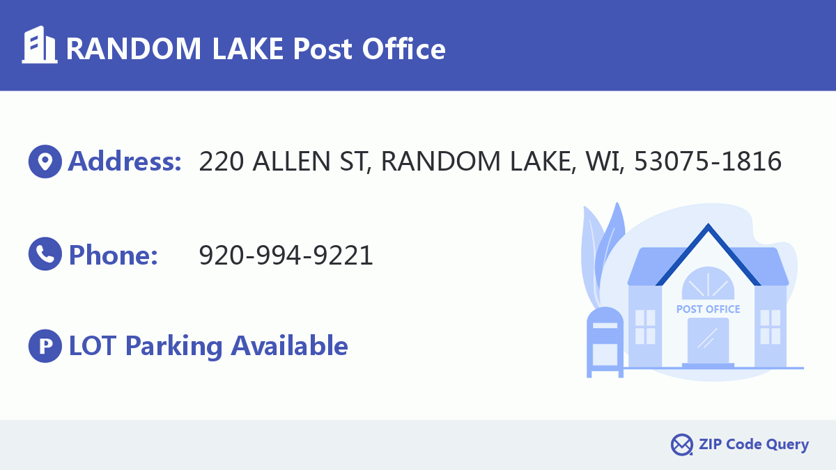 Post Office:RANDOM LAKE