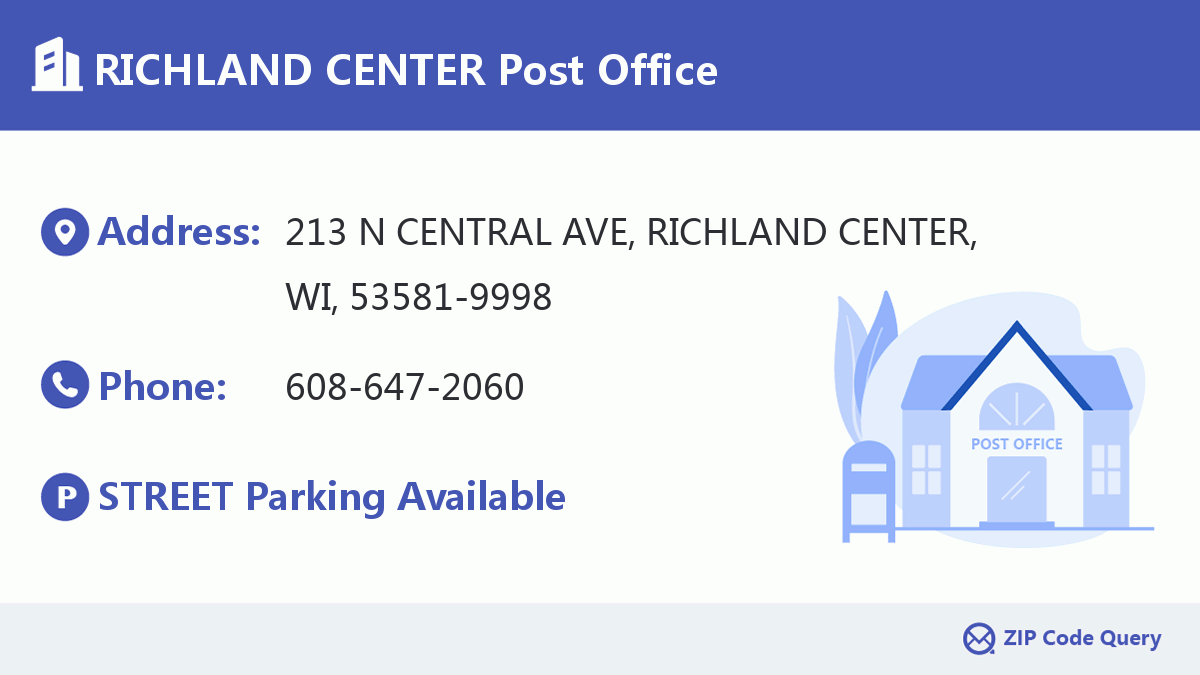 Post Office:RICHLAND CENTER