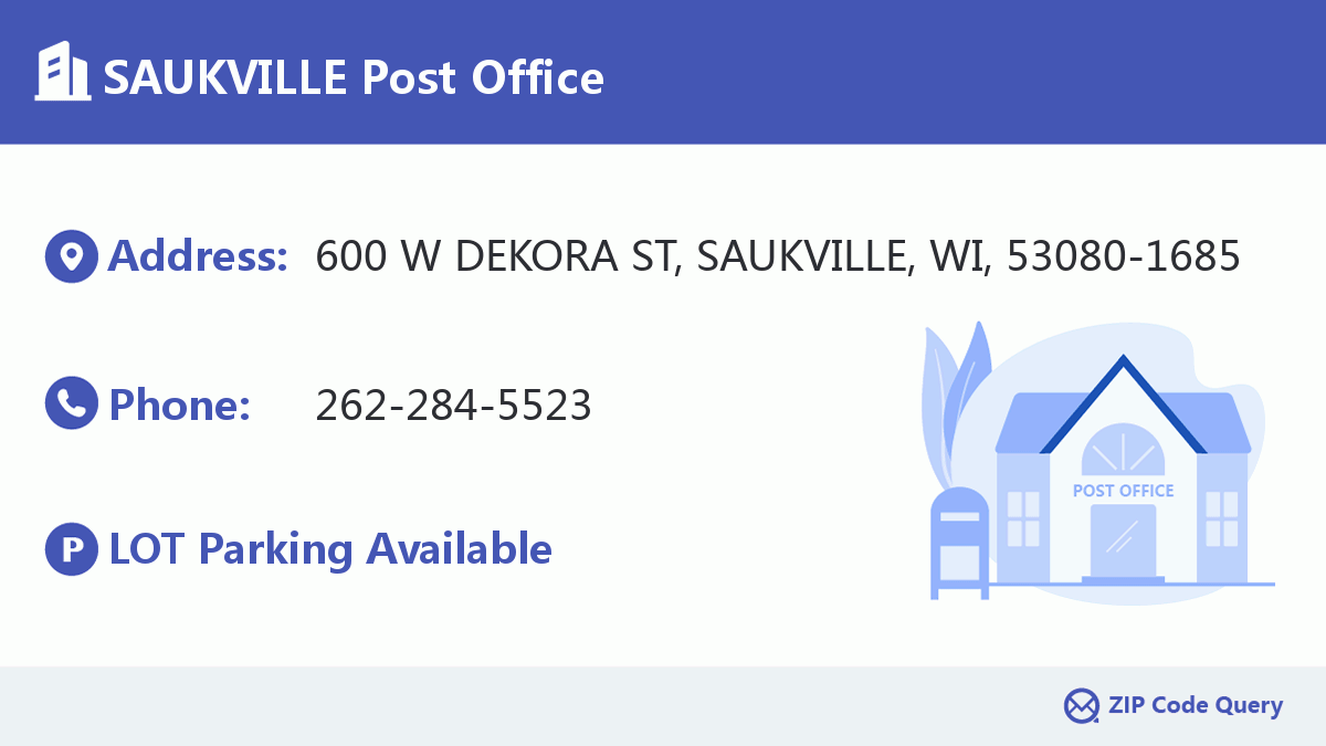 Post Office:SAUKVILLE
