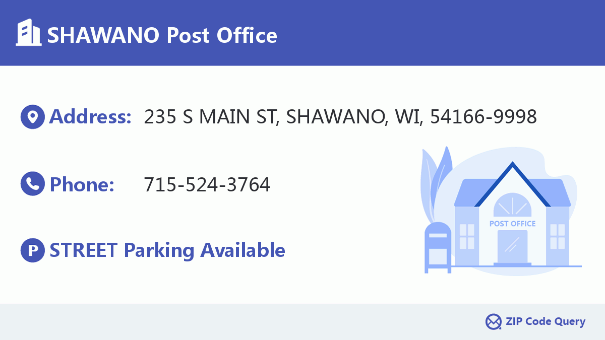 Post Office:SHAWANO