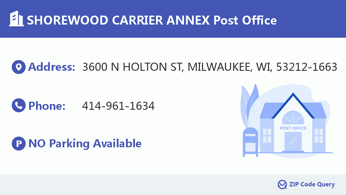 Post Office:SHOREWOOD CARRIER ANNEX
