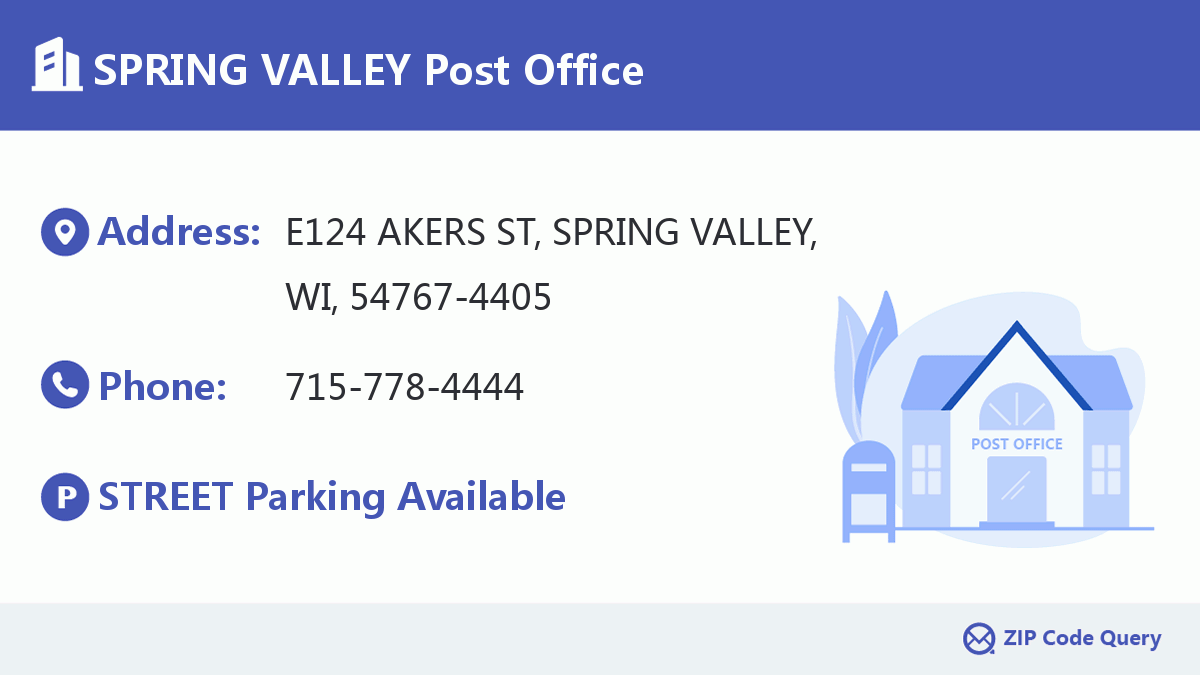 Post Office:SPRING VALLEY