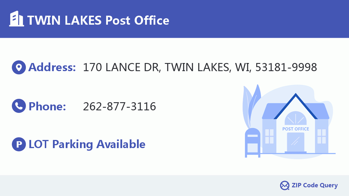 Post Office:TWIN LAKES