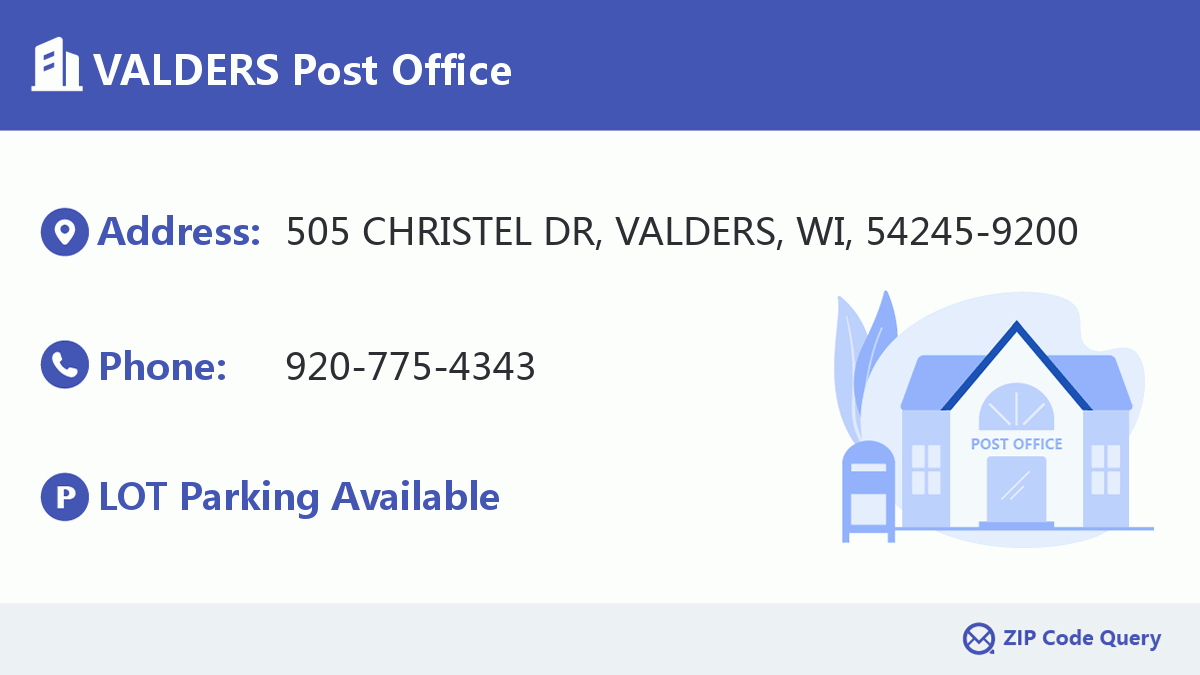 Post Office:VALDERS
