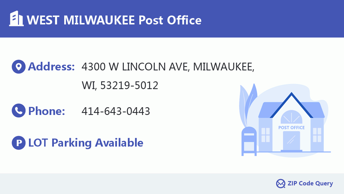 Post Office:WEST MILWAUKEE