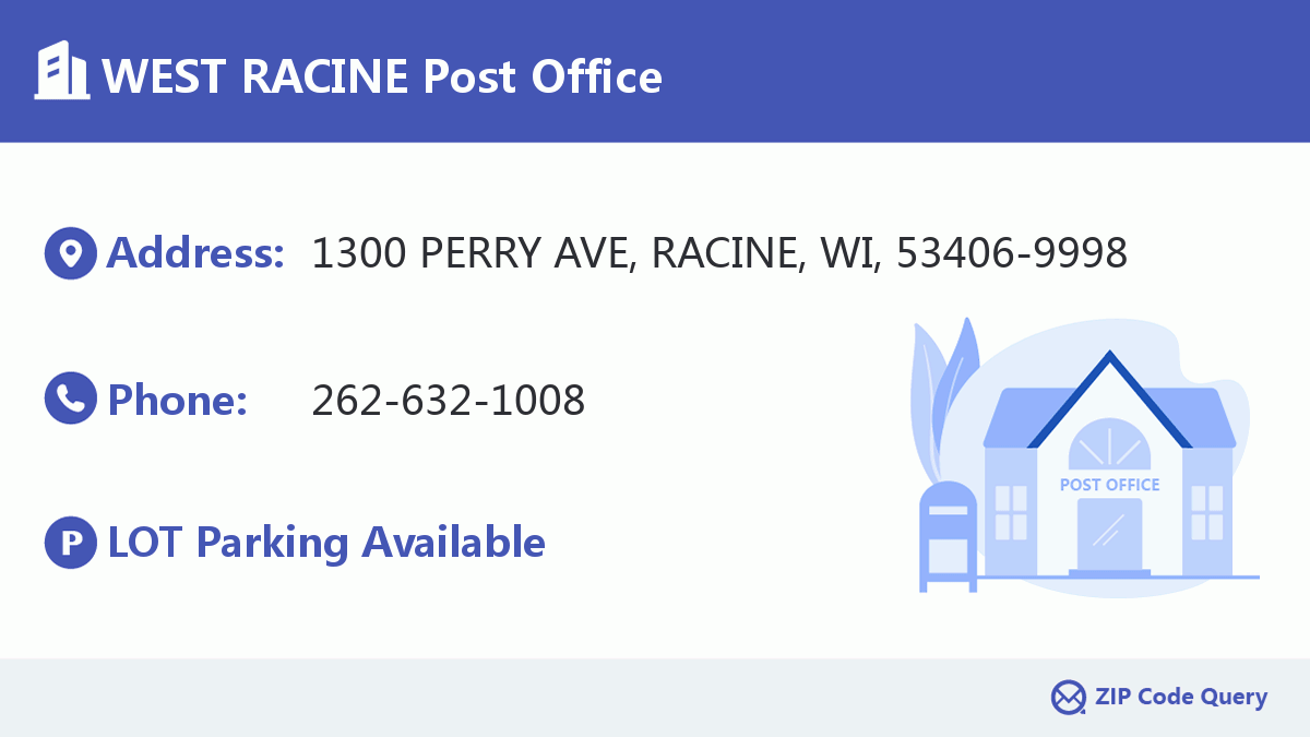 Post Office:WEST RACINE