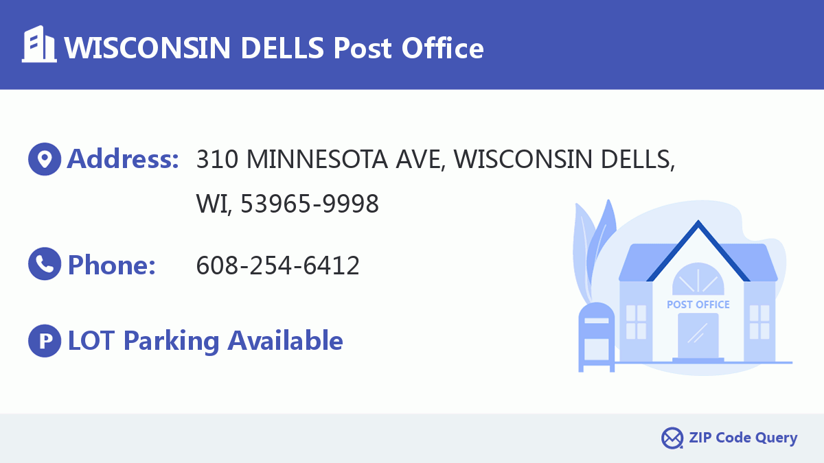 Post Office:WISCONSIN DELLS