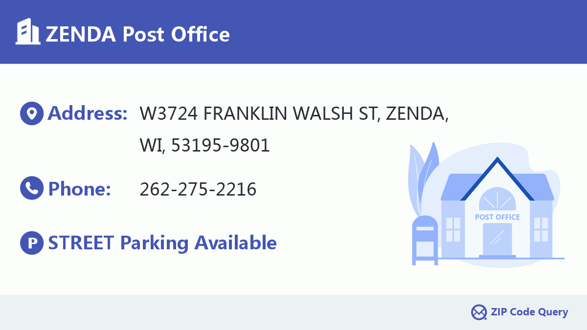 Post Office:ZENDA